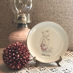 FEBRUARY ~ Precious Moments Enesco 1983 Birthday Collectors Plate